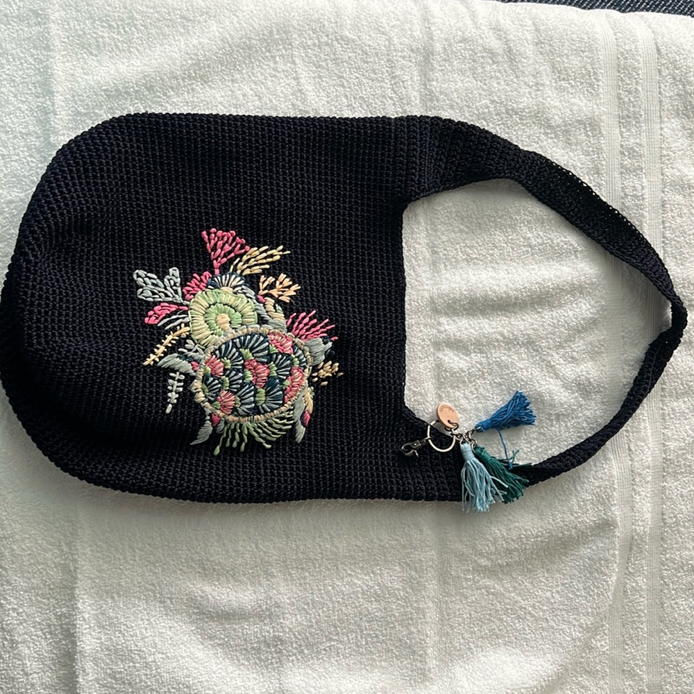 Sakroots beach hobo bag.